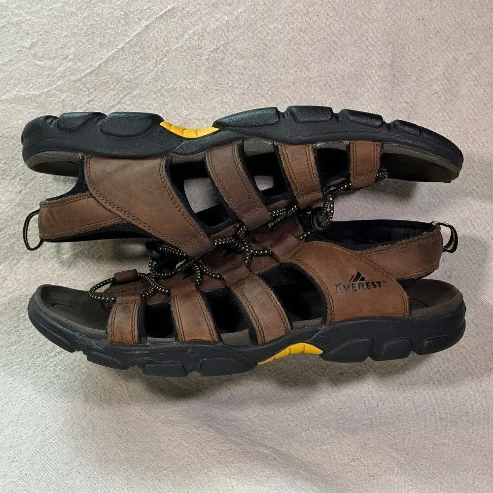 Everest 'Agile Brown' Hiking Water Sandals Mens Size 10.5M
